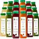 5 zile Juice Cleanse by Raw Fountain, All Natural Raw Detoxifiere Cleanse, Juicing for Body Rest, Rece Presed Juice Rapid, Great Way to Jumpstart a Healthy Diet, 30 Botts 12oz, 5 Ginger Shots