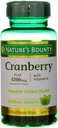 Natura's Bounty Cranberry Fruit 4200 mg, Plus Vitamina C Softgels, 120 ea (Pachet de 4)