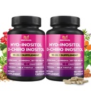 BMVINVOL 2 Ambalaj Inozitol Supliment-Myo-Inositol şi D-Chiro Inositol Ideal 40:1 Raport - Plus Berberine, Scorţişoară, Ashwagandha+5 Mai mult-60 Day Supply