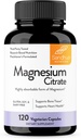 Sandhu's Magneziu Citrate Highly Absorbable Gluten, Soy Diary Free No Fillers 120 Capsule vegetariene