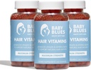 Baby Blues Postpartum Loss Vitamine - Full Hair Cycle Pack - cu Biotin, Colagen, & Folate