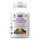 ANDREW LESSMAN Ultimate Eye Support with Astaxanthin 60 Softgels - 12mg Lutein, 6mg Zeaxantină, 4mg Astaxantină, Bilberry. Nutrienți cheie pentru a sprijini sănătatea ochilor, promova viziune sănătoasă. Fără aditivi