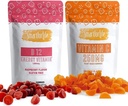 Inteligent pentru viață Vitamina C și vitamina B12 Vitamina B12 1500 mcg Suplimentul cu vitamine Gummy Creșterea metabolismului și energie Boost Sistemul imunitar Vitamina C 60 Gume Vitamina B12 Supliment 60 Gume