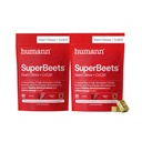 HumanN SuperBeets Chews Heart Advanced - 100mg de CoQ10 Plus Beetroot & Extract de semințe de struguri, 120 Conte
