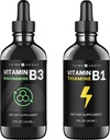 Vitamină lichidă B3 + vitamina lichidă B1-2oz 60 ml per flacon