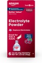 Îngrijire de bază Pachete cu pulbere electrolit pentru copii & adulţi, Aromă de cireşe, 6 numere (Pachet de 1)