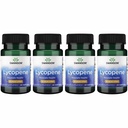 Swanson Lycopene - Suplimentul natural promovarea sanatatii prostate, sanatatea inimii, si suporta presiunea sangelui in intervalul normal - Mens Health Supplement - (60 Softgels) 4 Pack