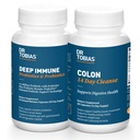 Dr. Tobias Digestive Kickstarter Bundle cu Colon 14 Day Cleanse & Deep Immune Probiotics & Prebiotice