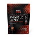 GNC AMP Wheybolic Ripped Protein Powder & supliment termogenic, Crește puterea și dimensiunea musculară, Energie & Rezistență, 40g Proteine, 6.2g Leucine, 15g EAA, Cafeina, ciocolată Fudge, 9 Servire
