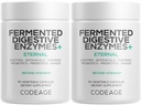 Codificare Enzime digestive fermentate Supliment 3-Lonth Supply - 14 Enzime digestive, Probiotice, Prebiotice, Botanice Fermentate, Enzime multipancreatice pe bază de plante - 1 Capsule pe zi - 2-Pack