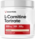 L-Carnitina tartrat 1000mg pulbere, Essentials (300 Servings)