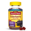 Natura făcut Elderberry cu vitamina C și zinc, Supliment alimentar pentru suport imunitar, 100 gume, 50 zile de aprovizionare