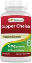 Cel mai bun Naturals Copper Chelate 6 mg per Serving- 360 comprimate