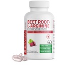 Rădăcină de sfeclă de Bronson + L-Arginină Oxid de azot - neGMO, 60 capsule vegetariene