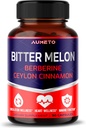 Capsule cu melon amar - Îmbunătăţit cu scorţişoară Berberină Ceylon pentru wellness de circulaţie şi funcţie imună (count 90 (pachet de 1))