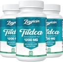 TUDCA Supliment 1200mg - 180 Capsule Veggie,Powerful TUDCA Sare Bile Suplimente pentru ficat,Digestia