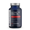 100% ulei pur Krill 1000mg, Omega 3, cea mai mare concentrație 56% fosforlipide, Choline & Astaxantină, Sustenabil Antarctic SuperbaBoost, DHA, EPA, Inima, Creier, Eye & Skin Care, Fără ulei de pește