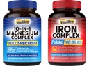 5-in-1 Supliment de fier & 10-in-1 Complex de magneziu