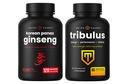 NutraChamps Capsule coreene de ginseng şi capsule de Tribulus 2 Pack Bundle