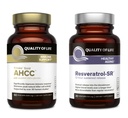 Calitatea vieții Caracteristici Kinoko Gold AHCC și Resveratrol SR Formula de lansare susținută - Imun, îmbătrânire sănătos Bundle