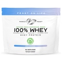 Muscle Feast 100% Grass Fed Whey Pulbere de proteine, Toate naturale Hormon gratuit Paure Crescut whey pulbere de proteine pentru femei si barbati-Whey concentrat, Izolat si hidrolizat pulbere de proteine Blend- Nearomat, 2lb