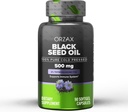 ORZAX negru Seed Ulei de semințe de rece presat 100% pur 