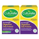 Culturelle Pro Putere zilnică Probiotice, Capsule Digestive, Probiotice Probiotice naturale dovedit pentru a sprijini Digestive & Imune Health, Gluten & Soy Free, 4 Luna de aprovizionare, 60 Conte (Pachet de 2)