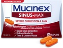 Mucinex Sinus-Max Caplete de eliberare a congestiei severe, 20 Conte