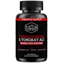 Black Forest Turkesteron Tongkat Ali Supliment 1000mg per Serving (Max Puritate 95%) Turkesteron Supliment pentru bărbați (Tongkat Ali pentru bărbați Longjack 200:1) Similar cu Tongkat Ali Fadogia Agrestis