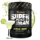 Alpha Lion Superuman Post Workout Powder, Muscle Builder Drink, Creatine Monohidrat + Mai mult pentru Lean musculare de creştere, Putere & Volum, Supliment pentru femei & bărbaţi (25 Serviri, musculare Marg)
