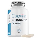 Teaveli Cognizin Citicoline- 500 mg capsule de colină CDP- Studiat clinic Suplimentul cerebral pentru a sprijini claritatea, concentrarea și memoria 