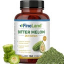 FineLand Bitter Melon 25:1 Extract 12,500mg Putere, 10% Bitter Principles, 160 Vegan Capsule, Suporturi Digestive Health, Standardized and Concentrated 25X Extract, Non-GMO Made in USA