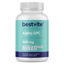BESTVITE Alpha GPC Choline 600 mg Per Serving (120 Capsule vegetale) - Fără Stearete - Vegan - Non OMG - Gluten Free