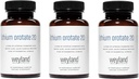 Litiu Orotat 20mg (3 flacoane), 180 capsule vegetariene