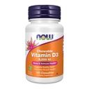 ACUM Alimente Suplimente, Vitamina D-3 5000 UI, Aroma menta naturala, Suport structural*, 120 Chewables
