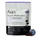 Auri Super ciuperci chill Gummies - Natural Calmant Ajutor & Stres Reducere Supliment pentru adulți w/Reishi Mushroom, Ashwagandha, L-Theanin - Deswind Minte & Armonizare Ziua ta - 60 de gume calme