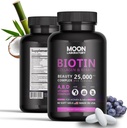 Biotina Premium 5000 mcg Complex de frumusete cu colagen, Keratina, Acid hialuronic, Vitamina A, D3, B-complex, Calcuim & ulei de cocos. Cresterea parului, unghii, piele. 60 Softgels