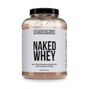 Naked Whey supliment de proteine pulbere, ciocolată, OMG-uri gratuit, soia gratuit, gluten gratuit ajutor musculare de creștere și recuperare 60 serviri, 5 Ib