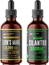HERBIFY Bundle - Lions Mane drops & Cilantro Tincture - Brain Boost & Body Detoxifiere