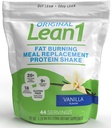 Lean1 Vanila, Shake de proteine de înlocuire de masă, 44 Serviri într-un sac 5lb