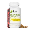 Jiva Botanicals concentrat Cranberry Supliment - 650 mg praf de cranberry Pastile de extract pentru femei - potenta ridicata pentru sanatatea normala de tract urinar - 60 capsule (Pachet de 1)