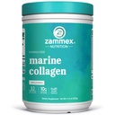 Zammex Marine Colagen Peptides pulbere nearomată, Wild-Caught Fish Colagen pulbere, Suporturi Sanatos Piele, Păr, Articulații, Tip 1 & 3 Colagen Supliment pentru femei - Ușor de amestecat. (32 Serviri)