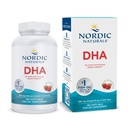 Nordic Naturals DHA, Strawberry - 180 Soft Gels - 830 mg Omega-3 - High-intensity DHA Formula pentru Brain & Sistem Nervos Suport - Non-GMO - 90 Servings