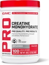 GNC Pro Performanță Creatină Monohidrat pulbere pentru femei și bărbați, 5g Creatină Per Serving, Clădire musculară, Producție de energie, Rezistență, Performanță, 100 Servings