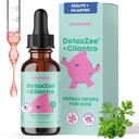 JoySpring DetoxifiereZee Cilantro picături pentru copii - suport de detoxifiere naturale cu Zeolite & Cilantro Extract - Blând întreg-Body curata pentru copii & copii mici - Kid-Friendly lichid dezintoxicare, 30 Serviri