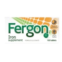 Fergon suplimente de fier de mare potenta comprimate 100 ea (Pachet de 3)