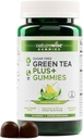 NatureWise Green Tea Gummies - Keto, Sugar Free - Sprijină Obiective de fitness pentru femei și bărbați - 500mg Ceai verde + Ceai de zmeură, Garcinia Cambogia - Vegan, No Gluten - 60 Conte?