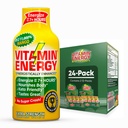 Vitamina Energie B12 11,000% Extra Putere Energie Shot Mango 24 Pack, 260mg Natural Cafeina, B12 & B6, Nootrop Focus, Vitality, Zero Zahăr, Gluten-Free, Vegan, Kosher, 1.93 fl oz