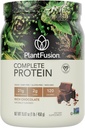 PlantFusion complet Vegan praf de proteine - plante pe bază de praf de proteine cu BCAAs, enzime digestive și proteine de mazăre - Keto, gluten gratuit, soia gratuit, non-Dairy, fără zahăr, non-GMO - ciocolată 1lb