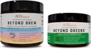 Conștient de viață dincolo de verzi și dincolo de Brew Greens pulbere delicious pentru balonare + ciuperci Superfood cafea alternativa Cafeina gratuit